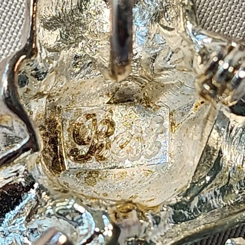 Best Silver Tone Green Jeweled Eyes Potbelly Frog Pin Pendant‎ Necklace